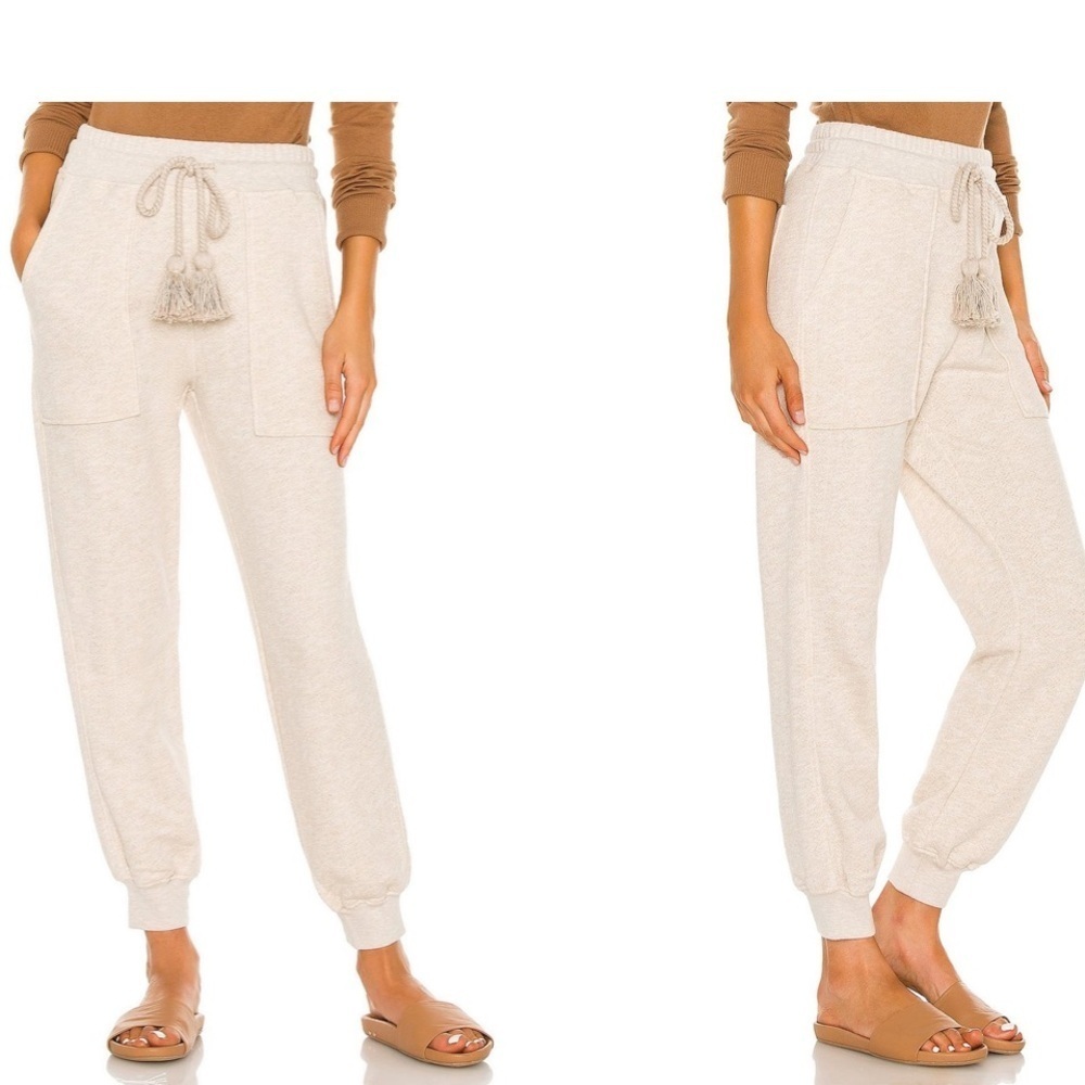 NWOT Ulla Johnson size M Charley jogger Pant in Oatmeal